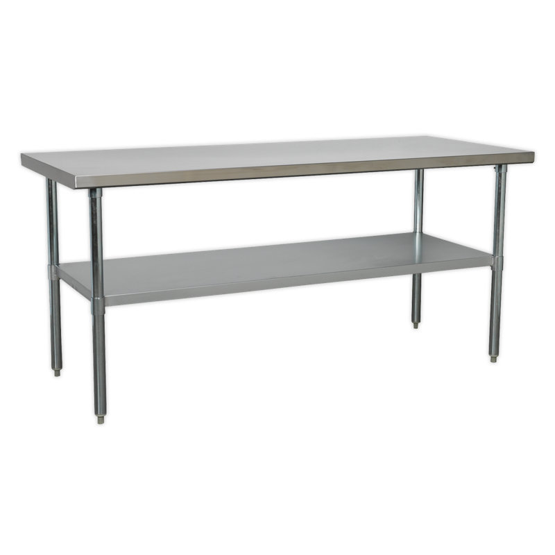 Temperley Metal Potting Bench, 89cm H x 183cm W x 76cm D
