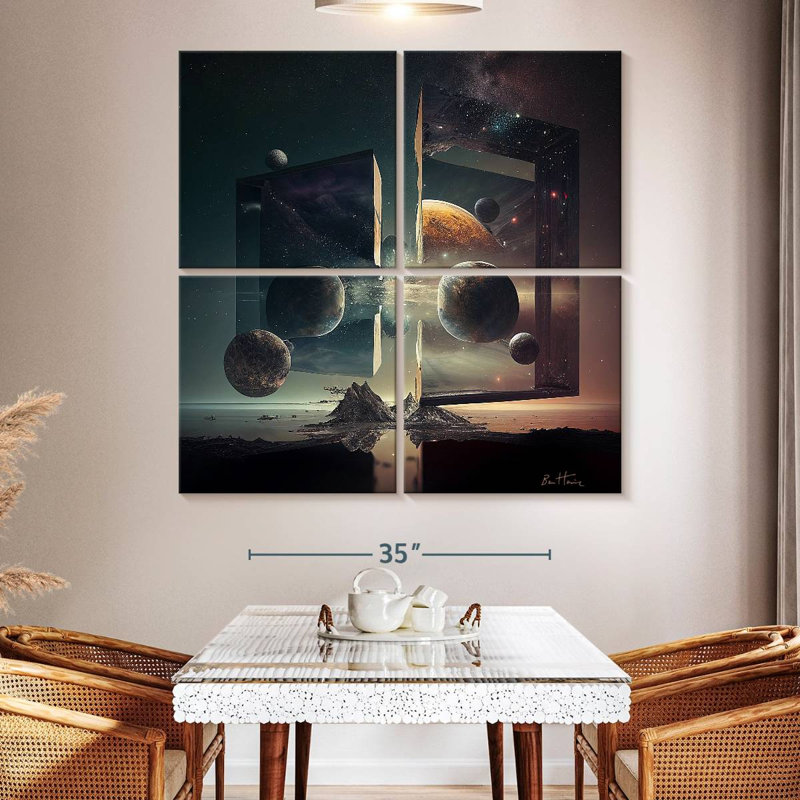 Kelan Multiverses, 50'' H x 50'' W