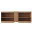Meuble-lavabo double autoportant 92 po avec plateau en céramique et armoire de rangement 92 po-1193454165