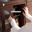 Armoire de rangement de style français rétro