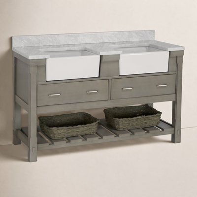 Hitton 60'' Double Bathroom Vanity