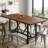 Rustic Pub Bar Counter,Sturdy Bar Table, Table