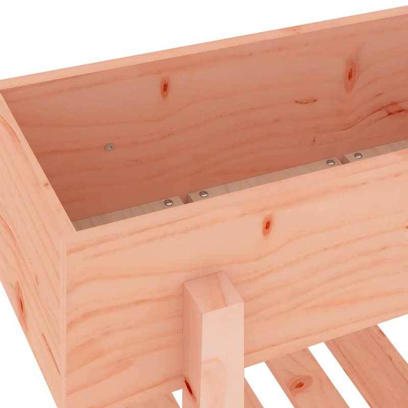 Balliett Wood Planter Box, 101cm W x 30cm D x 69cm H, Peach