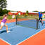 Filet de rebond de 6 pi x 6 pi Pickleball pour les entraînements Volleys Hits