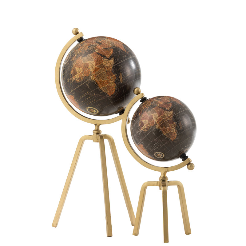 Floor Globe, 52cm H x 23cm W x 20cm D