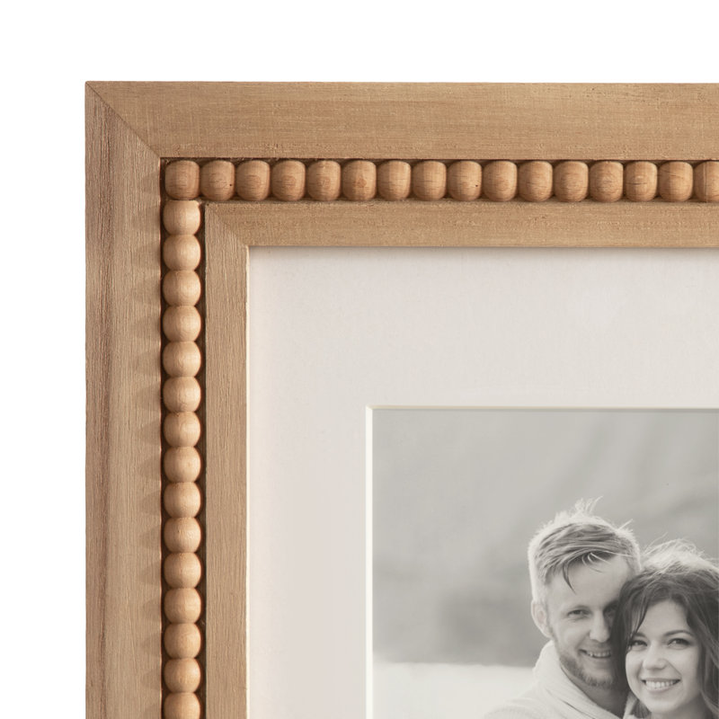 Beaded Two-Piece Picture Frame Set