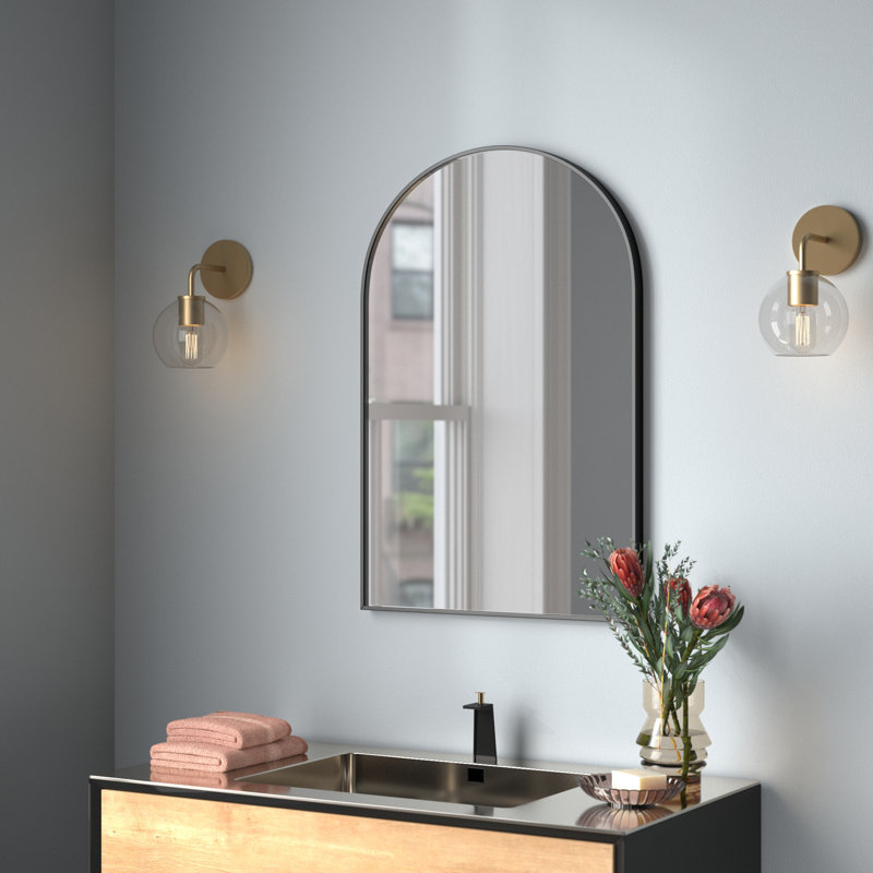 Norby Mirror, 30" x 20", Black