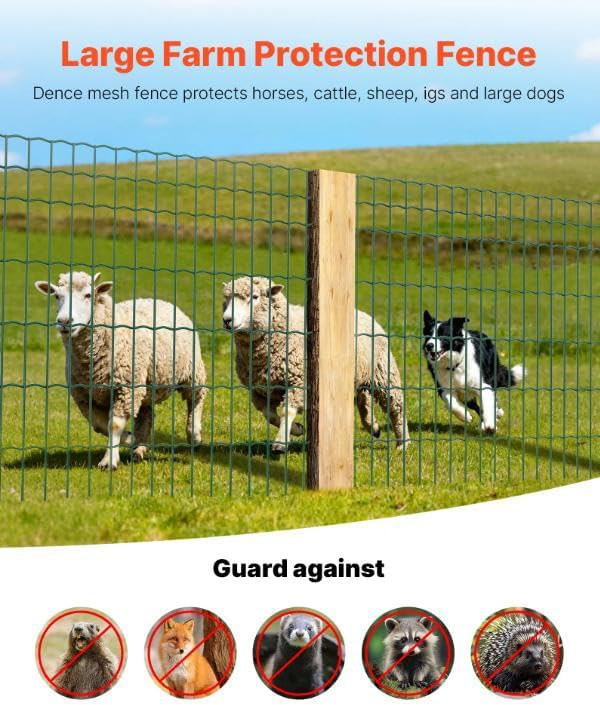 4 Ft. H x 4 Ft. W Fencing Kits, Vert
