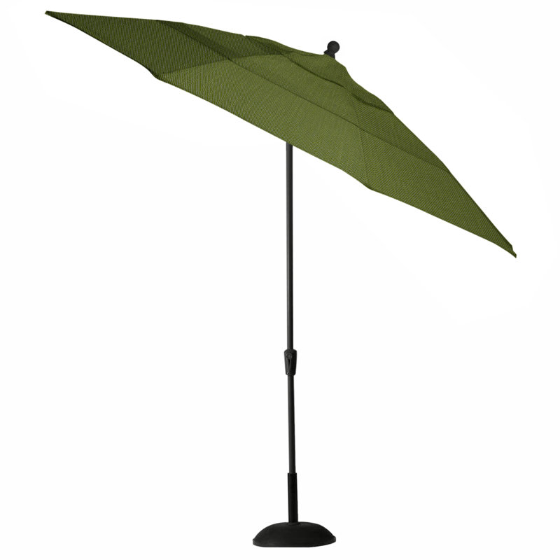 11' Cantilerver Umbrella, Black, Linen Forest