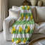 Citrus Delight - couverture sherpa de qualité supérieure 1 pièce-100821485