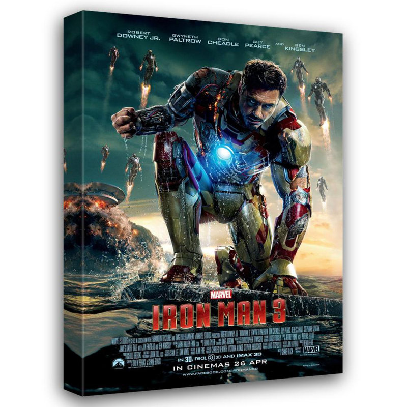 Iron Man 3, H 48 po x l 32 po