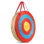 Archery Target, 5 Layers 20" Arrow Target, Traditional Solid Straw Round Archery Target Shooting Bow, Hand-Made Arrows Target, Coloured Rope Target for Backyard Outdoor Hunting Shooting Practice
