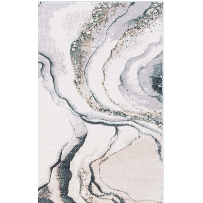 Joonyoung 100 Performance Abstract Rug, Rectangle 7'9" x 9'6"