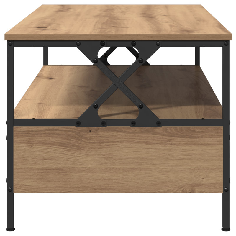 Coffee Table with Drawer Engineered wood Modern Living Room Table, Artisan Oak