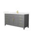Beckett 66" Freestanding Single Bathroom Vanity with Quartz Top-129519148-129519150-129519141
