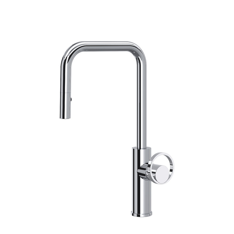 Eclissi™ Pull-Down Single Handle Kitchen Faucet With Accessories, Polished Chrome