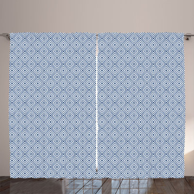 Semi Sheer Curtain Pair