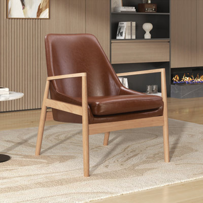 Fauteuil avec structure en bois massif