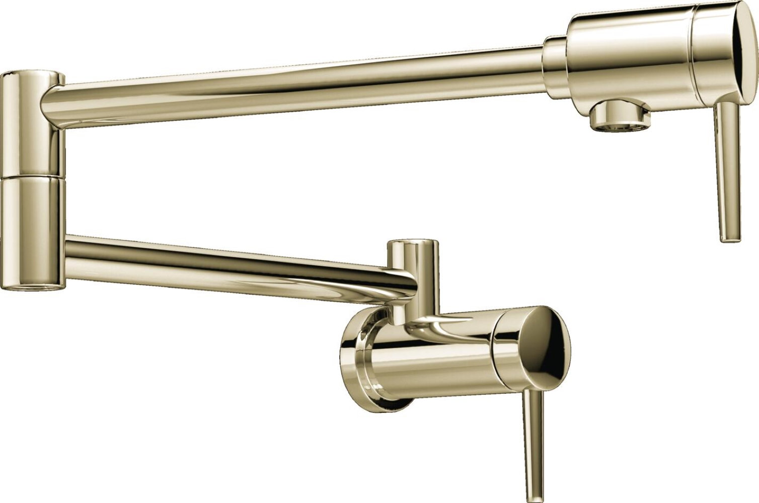 Wall Mount Pot Filler Faucet, Polished Nickel