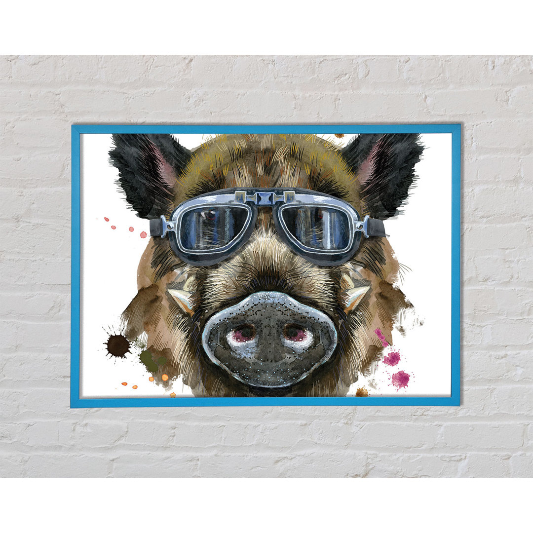 The Boar In Glasses von Unkown - Drucken