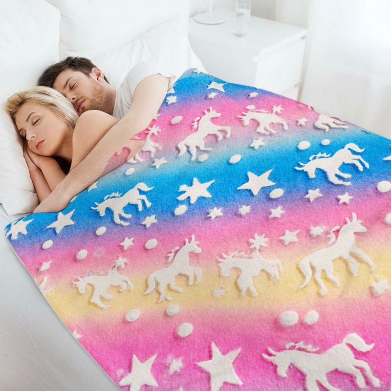 Jeté en flanelle 30 po x 40 po, anti-boulochage et molleton ultra doux, L 40 po x l 30 po