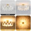 Lustre moderne semi-encastré en verre 20 "-144617996
