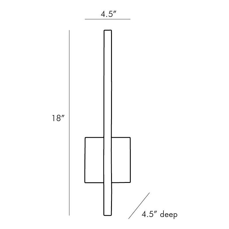Simba 1 - Light LED Armed Sconce
