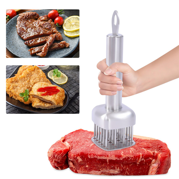 YINXIER Stainless Steel Manual Meat Tenderizer