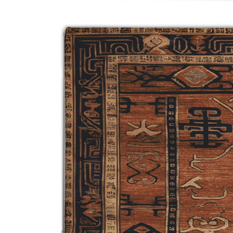 Tapis intérieur et extérieur ArtDeco, Rectangulaire 8 pi x 10 pi