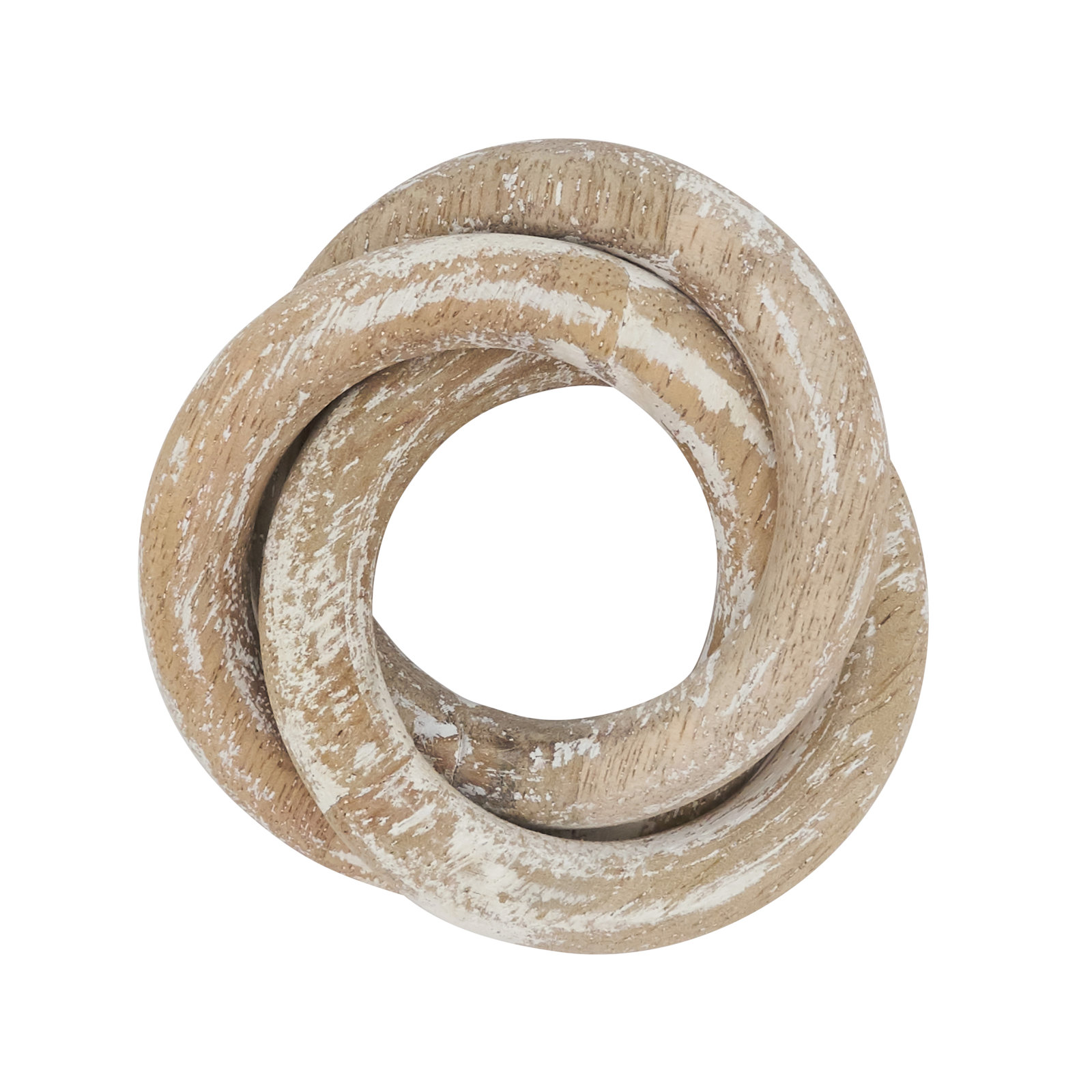 Wood Napkin Ring, White