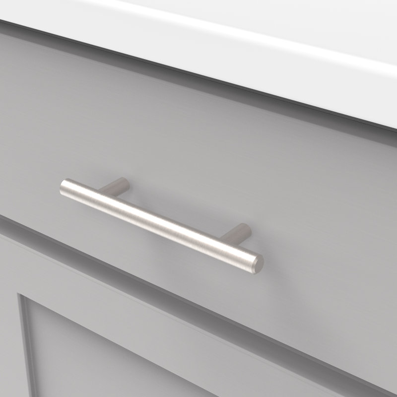 Belwith-Keeler Contemporary Bar Pull 5 1/16 in (128mm) Center To Center, Stainless Steel, 3.78"