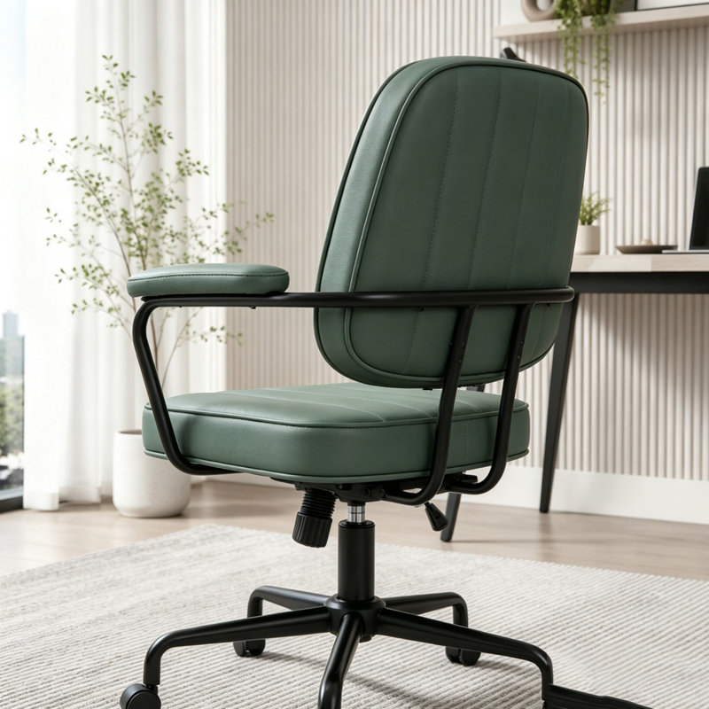 Chaise de bureau à dossier moyen avec hauteur réglable et inclinaison