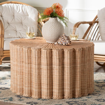 Table basse Bali & Pari Kensley Natural Rattan