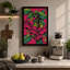 Clustered Magenta Blooms Botanical - Wrapped Canvas-1434898072-1434898079