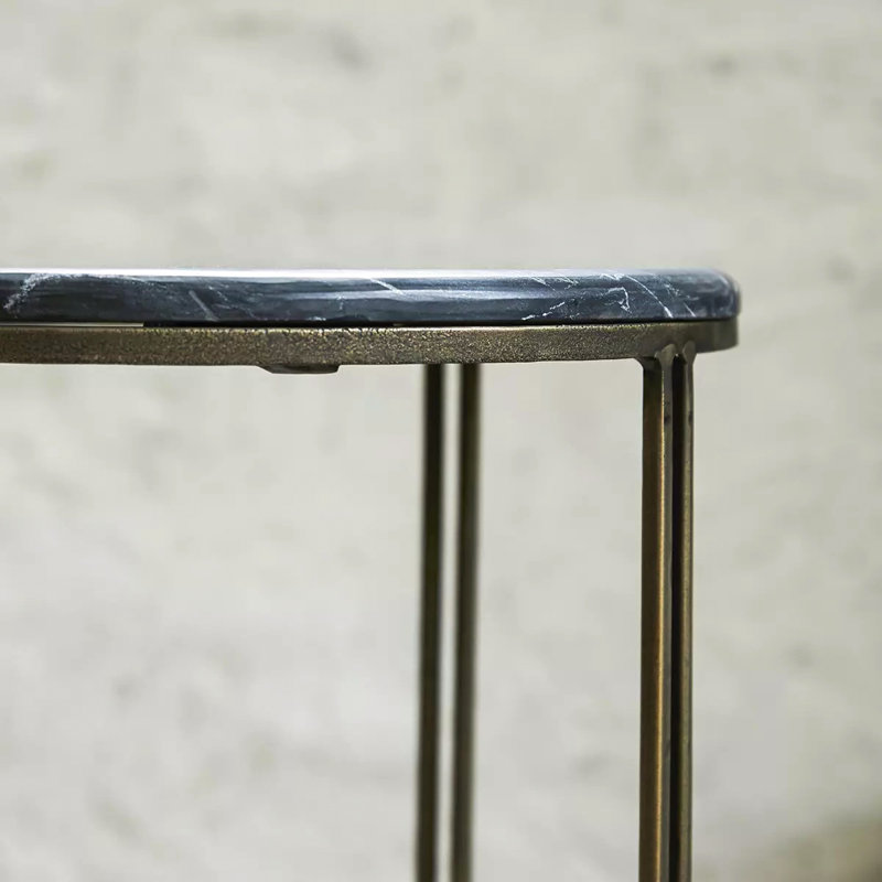 Sheela 41cm W Iron Bedside Table