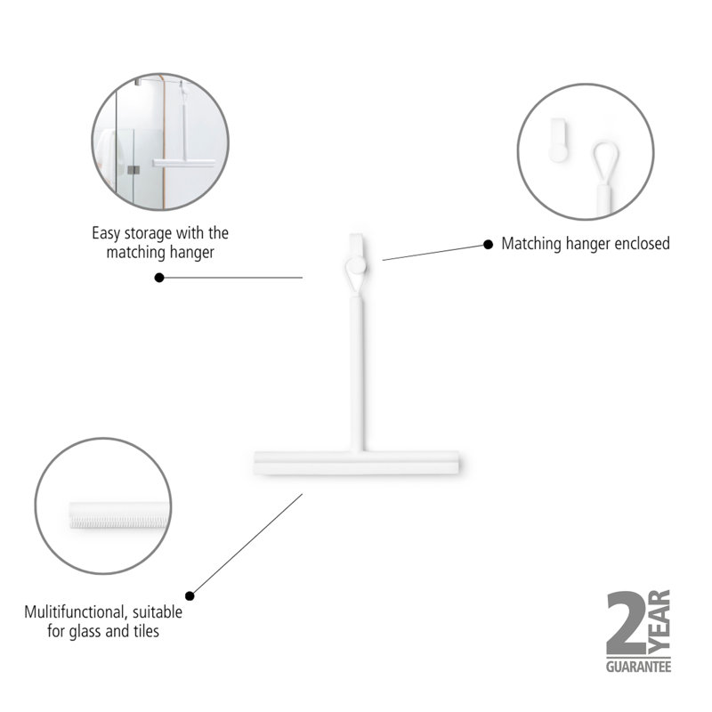 Raclette pour salle de bain Brabantia ReNew, Blanc