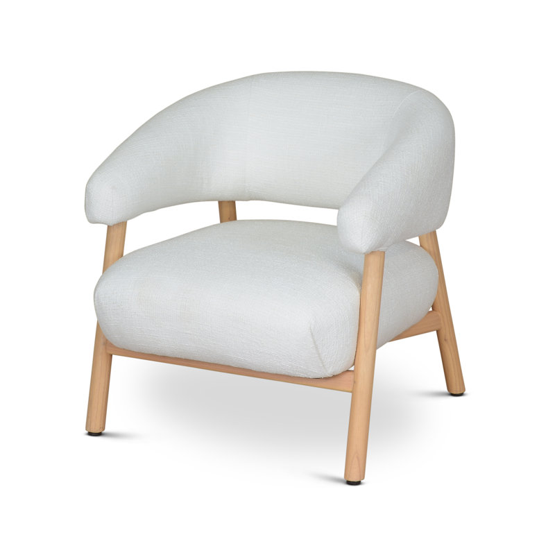 Fauteuil d'appoint Mandy, Naturel