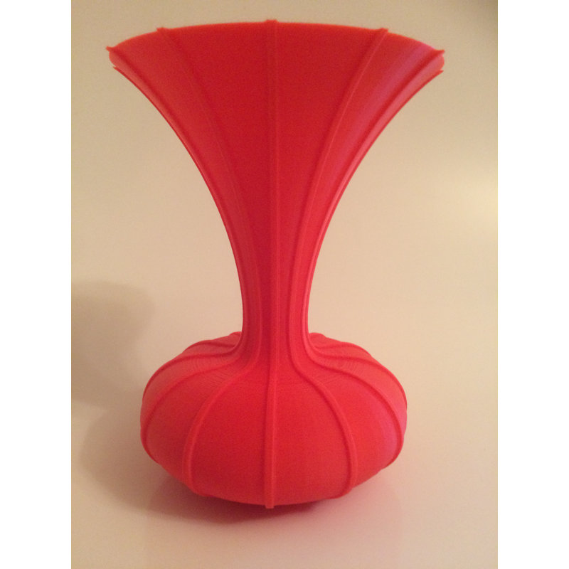 Wigand Handmade Table Vase, Red