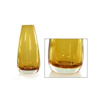 Latitude Run® Amber Glow, vase en verre soufflé à la main