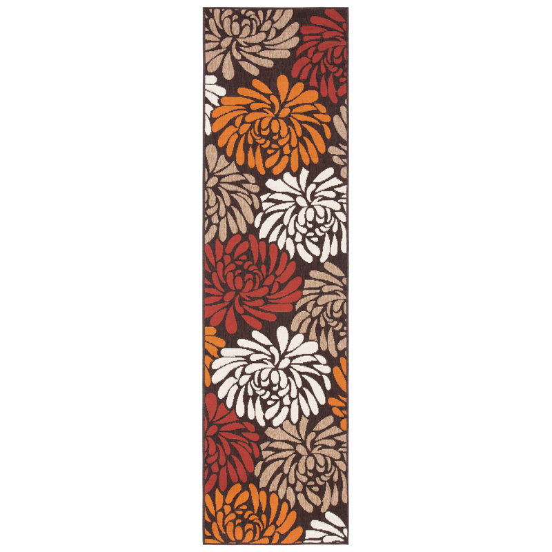 Centeno Performance Floral Indoor/Outdoor Area Rug, Runner 2'3" x 12'