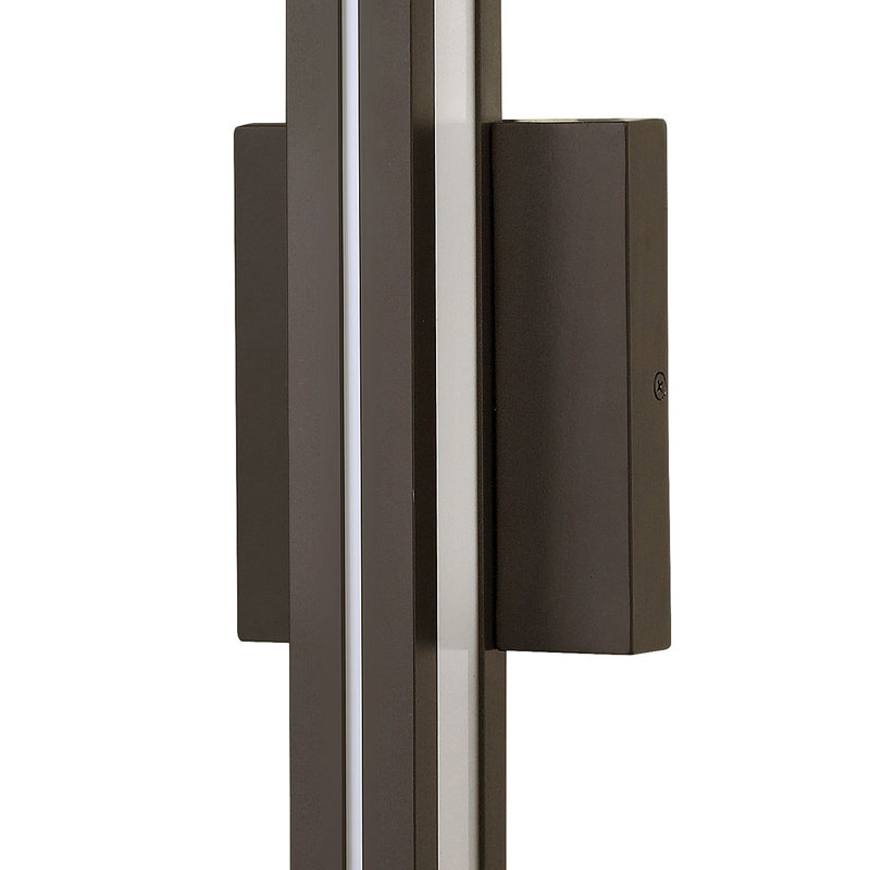 Vereen 2-Light Outdoor Bulkhead Light with Motion Sensor, Bronze