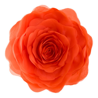 Housse de coussin décoratif décoratif à motif floral rose Simulation
