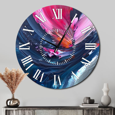 Horloge murale abstraite
