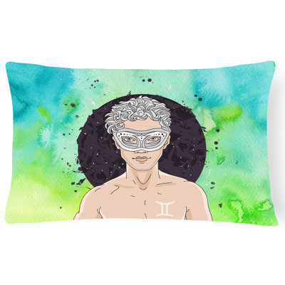 Coussin lombaire à enseignes de zodiac gemini