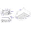 Baignoire tourbillon d'angle 70,9 "x 47,25"-25300921