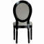 Chaises de salle à manger avec dossier rond en éponge French Country-481343302