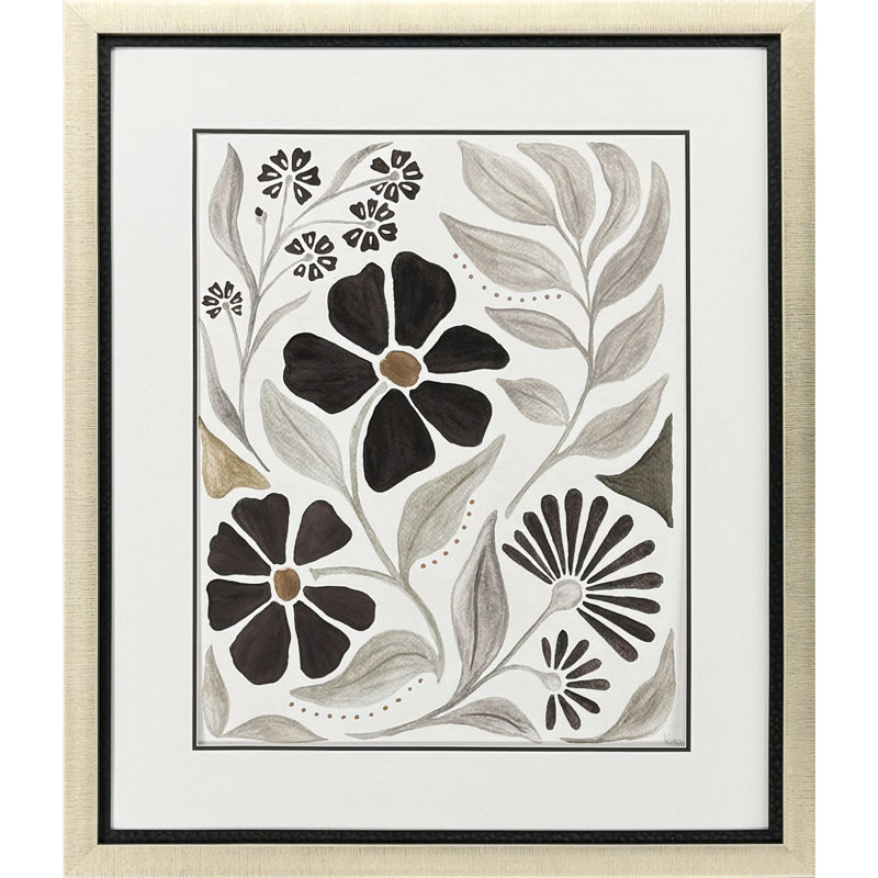 Modern Petals III Print by Charron Paragon