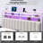 Full Size Headboard, Adjustable Upholstered Headboard With 3 Tier Shelves And Pegboard With Charging Stations And LED Lights, Modern Bed Headboard With Storage Linen And White-244327709-244327706