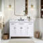 Madison 48" Single Bathroom Vanity with Carrara Marble Top-1775502488-1775502485