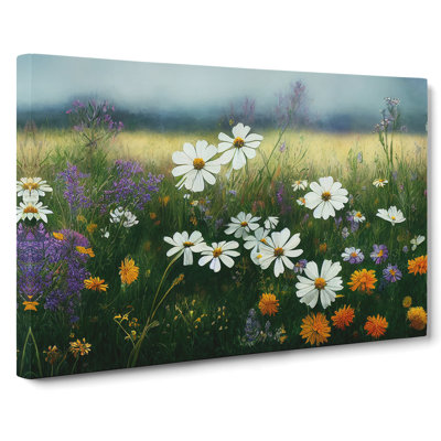 Epic Wildflowers Floral - Wrapped Canvas